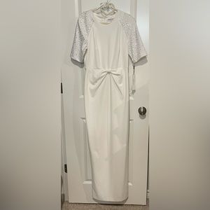 Calvin Klein Rhinestone -Embellished Knot-Waist Gown/Dress - NWT